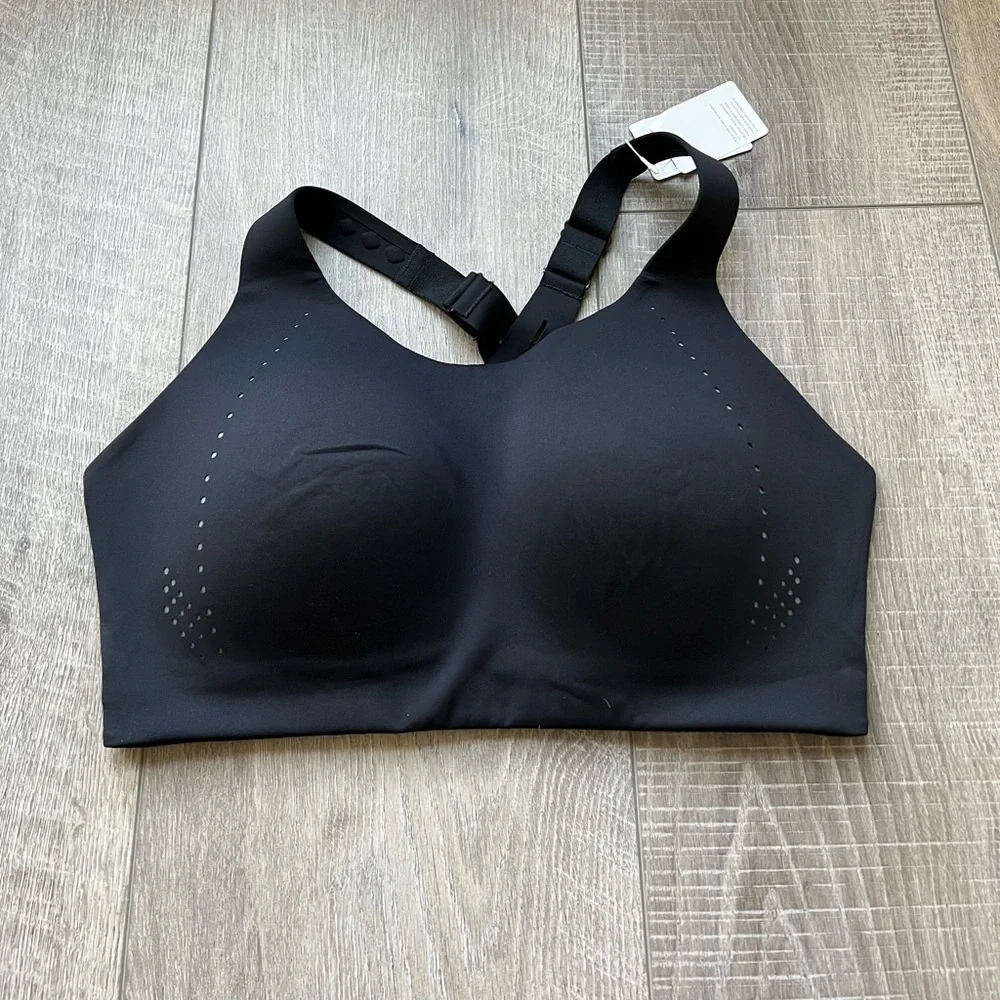 Lululemon AirSupport Bra in Black / Asphalt Grey Size 36DD